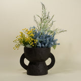 Ansa Black Amphora Vase
