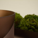 Fiona Smokey Brown Resin Bowl and Tray