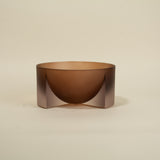 Fiona Smokey Brown Resin Bowl and Tray