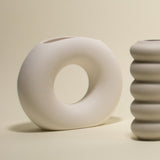 Iris Ceramic Vase - Donut