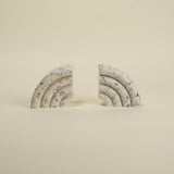 Kalliope Fluted Stone Bookends