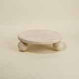 Melia Stone Footed Tray