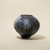 Nyx Textured Black and White Rustic Vessel