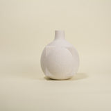 Vilde White Abstract Ball Vase