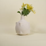 Vilde White Abstract Ball Vase
